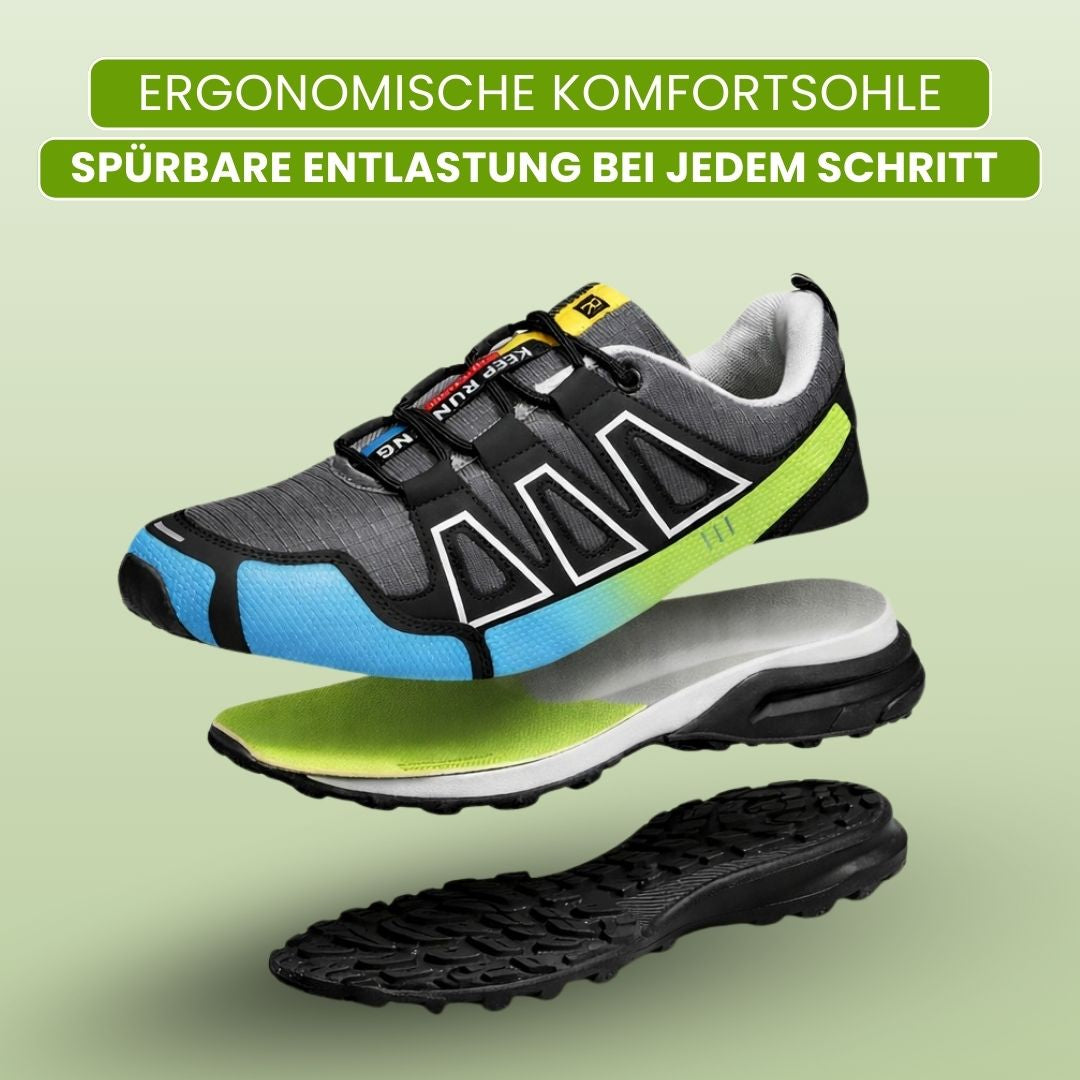 OrthoTrekking – ergonomischer, rutschfester & wasserdichter Trekking- und Wanderschuh