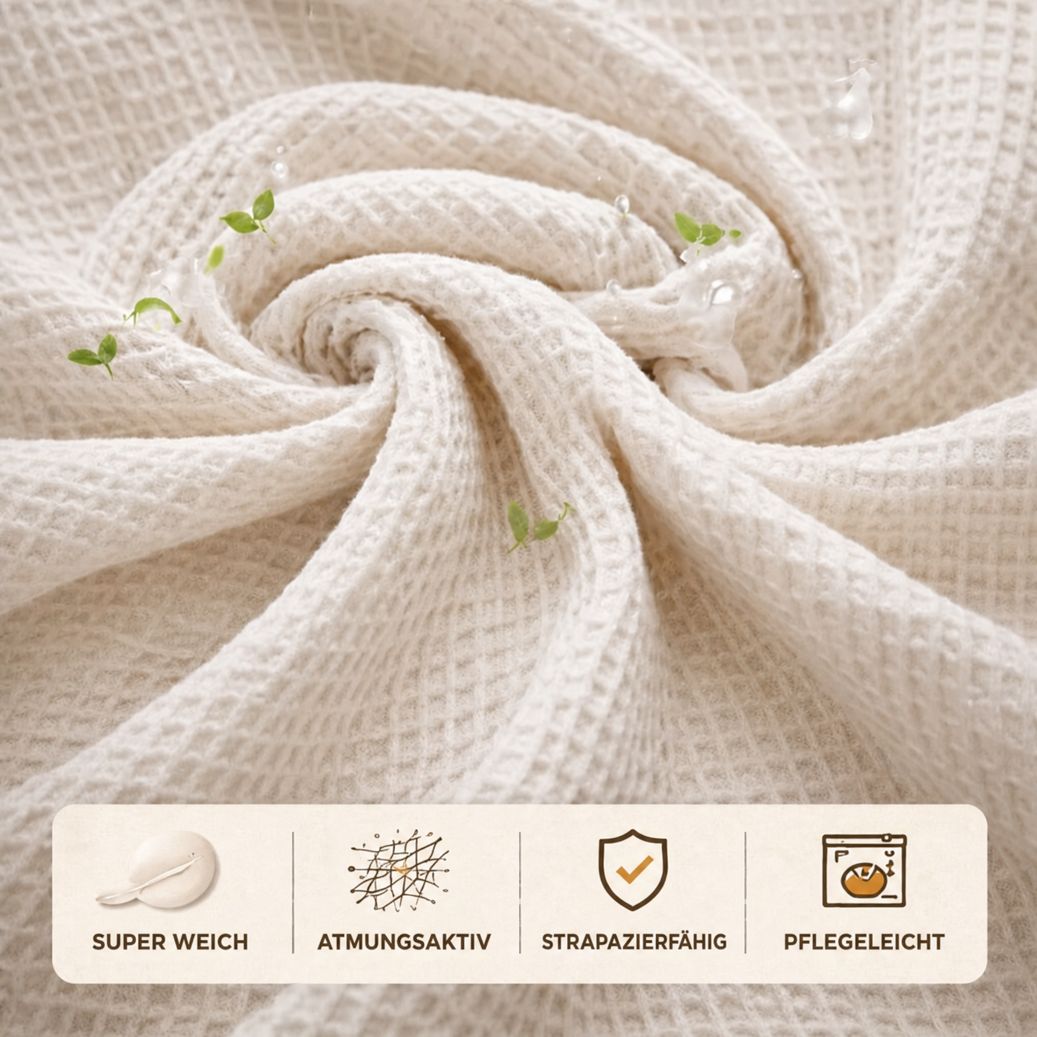 Cargo-Shorts aus Waffelstrick – Everyday Comfort Fit