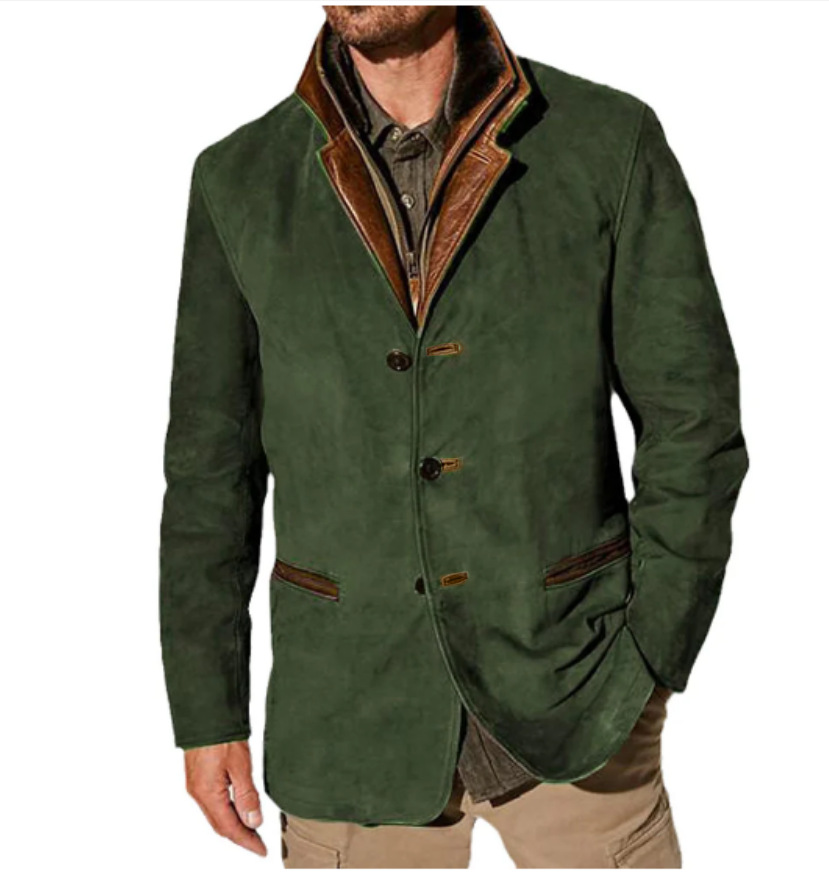 ⭐Letzter Tag 70 % Rabatt-Yellowstone Serie Herren Vintage Mittel-Lang Lederjacke