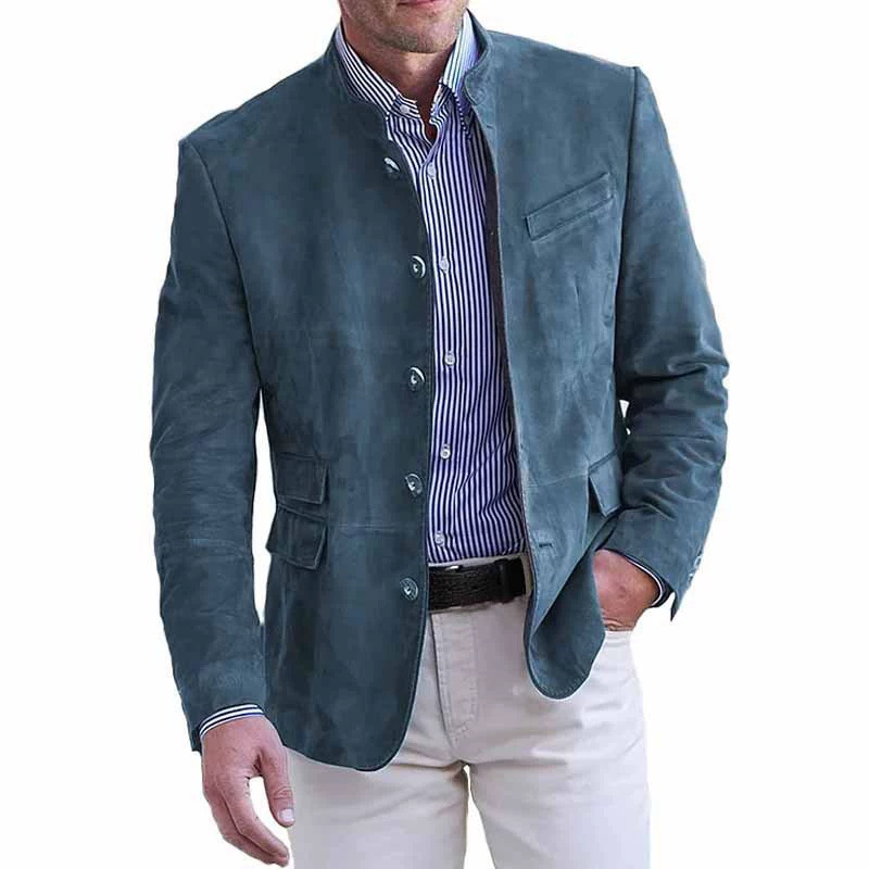 ⭐Letzter Tag 70 % Rabatt-Yellowstone Serie Herren Vintage Mittel-Lang Lederjacke