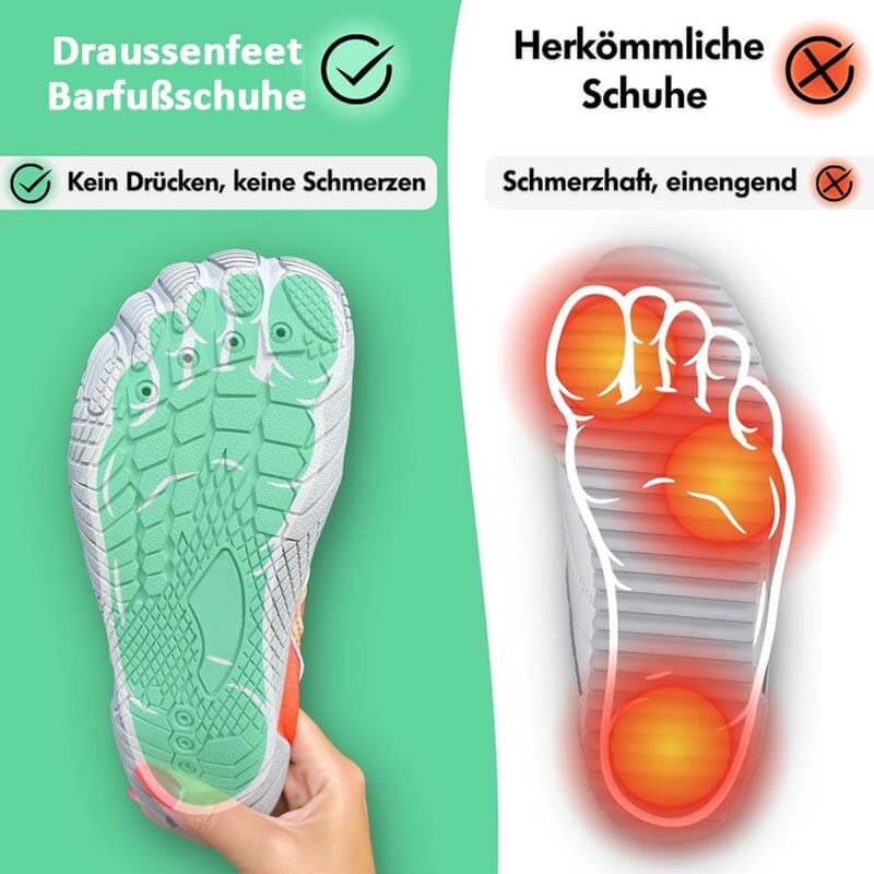 Wanderschuhe Warme Winterstiefel Lässig Rutschfester & Wasserdichter Barfußschuh für den Winter (Unisex)