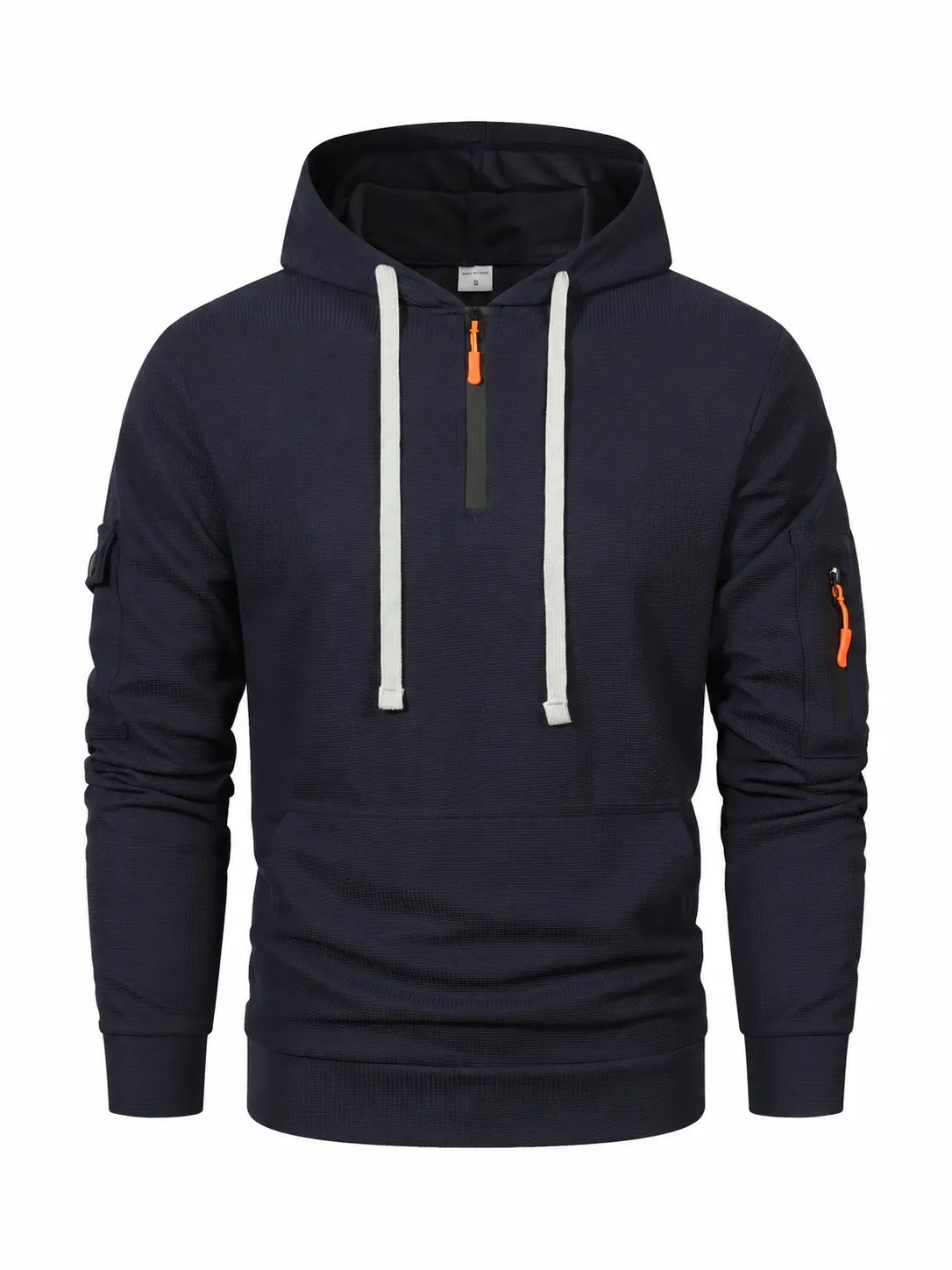 New Arrival🔥 Men's Multi-Pocket Zip-Up Hoodie – Casual Outdoor Sweatshirt