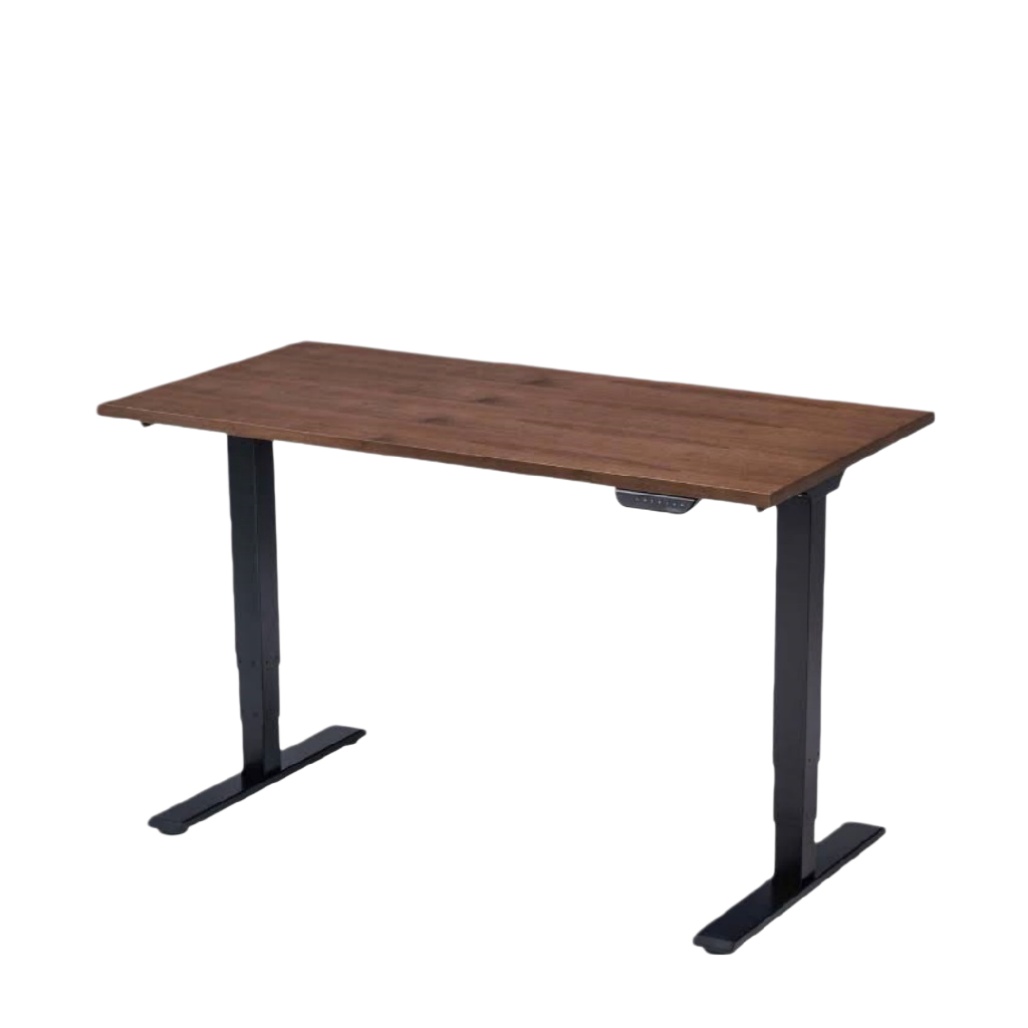 Table de travail réglable en hauteur pour bureau en bois et métal - 120 x 60 x 75-zenlorahome