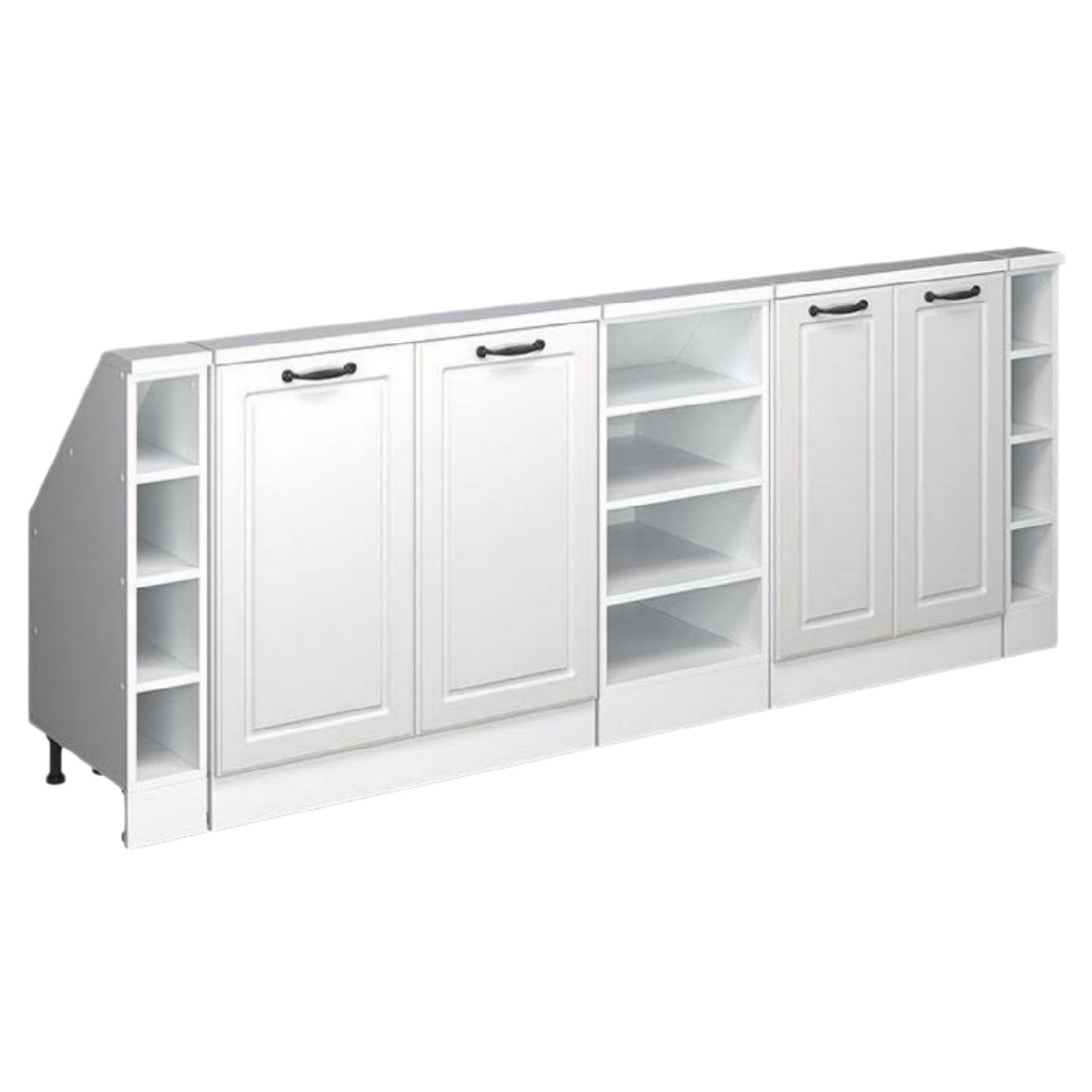 Meuble de rangement pour salon en bois composite - 200 x 40 x 70-zenlorahome