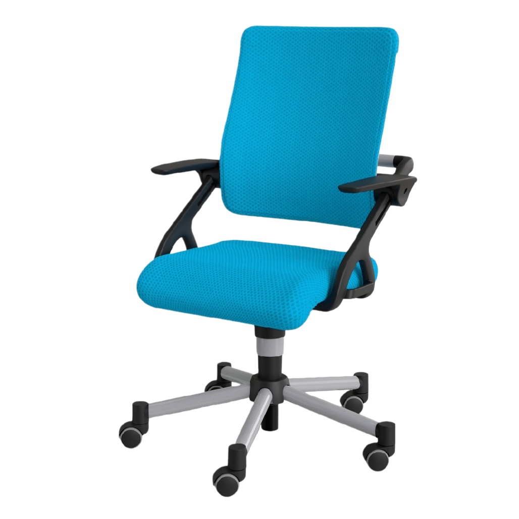 Chaise de bureau ergonomique pour espace de travail en tissu - 50 x 55 x 90-zenlorahome