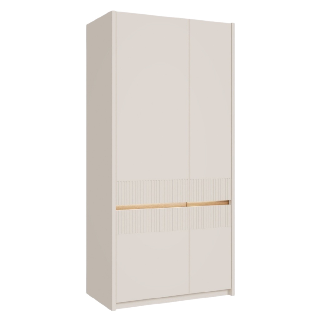 Armoire de rangement moderne pour chambre en MDF - 200 x 100 x 50-zenlorahome