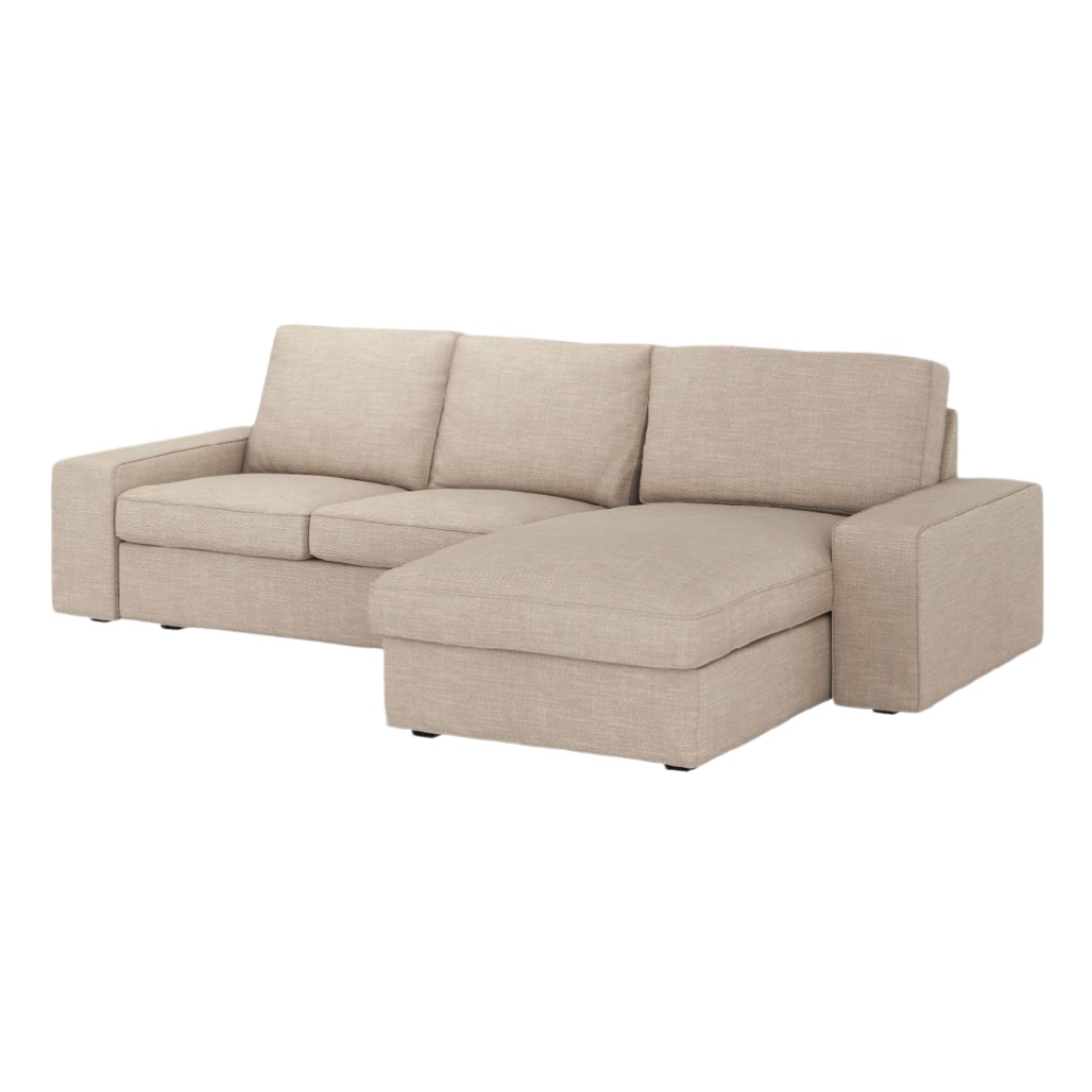 Canapé d'angle modulable pour salon en tissu - 220 x 90 x 85-zenlorahome