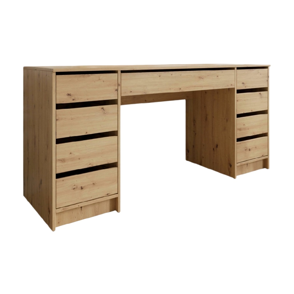 Bureau avec tiroirs pour espace de travail en bois - 120 x 60 x 75-zenlorahome