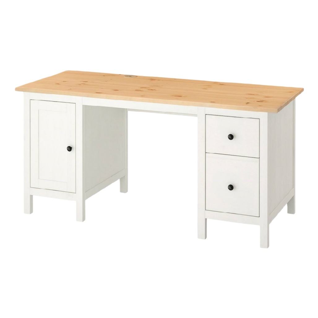 Bureau de travail pour bureau à la maison en bois et MDF - 150 x 70 x 75-zenlorahome