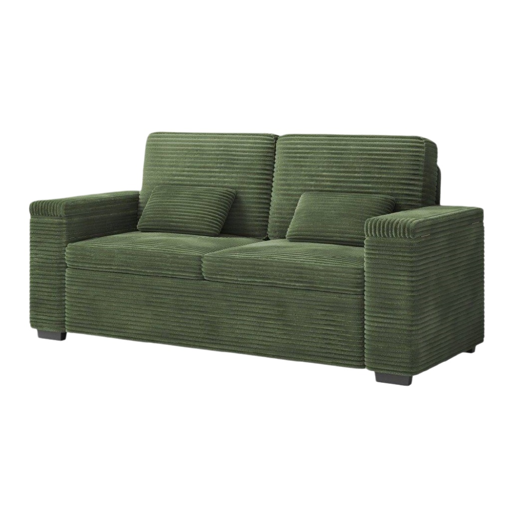 Canapé convertible en tissu pour salon - 150 x 80 x 90-artisanathabitat