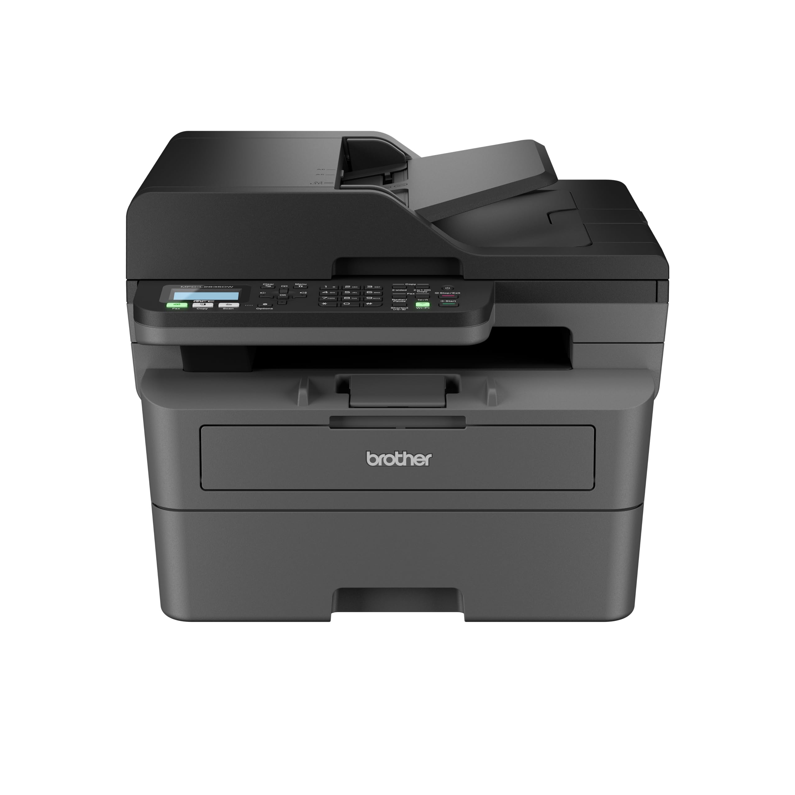 Brother MFC-L2835DW - Multifonction 4 en 1 (Impression/Scan/Copie/Fax) Laser Noir et Blanc - WiFi et Ethernet - Eligible au forfaitd'encre EcoPro