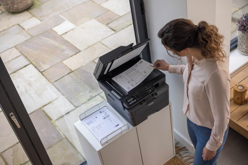 Brother MFC-L2835DW - Multifonction 4 en 1 (Impression/Scan/Copie/Fax) Laser Noir et Blanc - WiFi et Ethernet - Eligible au forfaitd'encre EcoPro