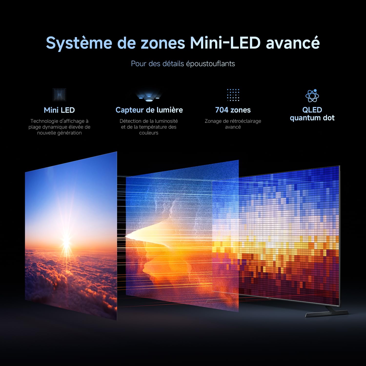 XIAOMI TV S Pro Mini LED 75, Smart TV, Dolby Vision, Dolby Atmos, QLED 4K, 144Hz, Google TV, HDR10+, Triple Tuner, DVB T2, MEMC, DTS-X, Harman AudioEFX, Prime Video, Google Assistant, AirPlay2