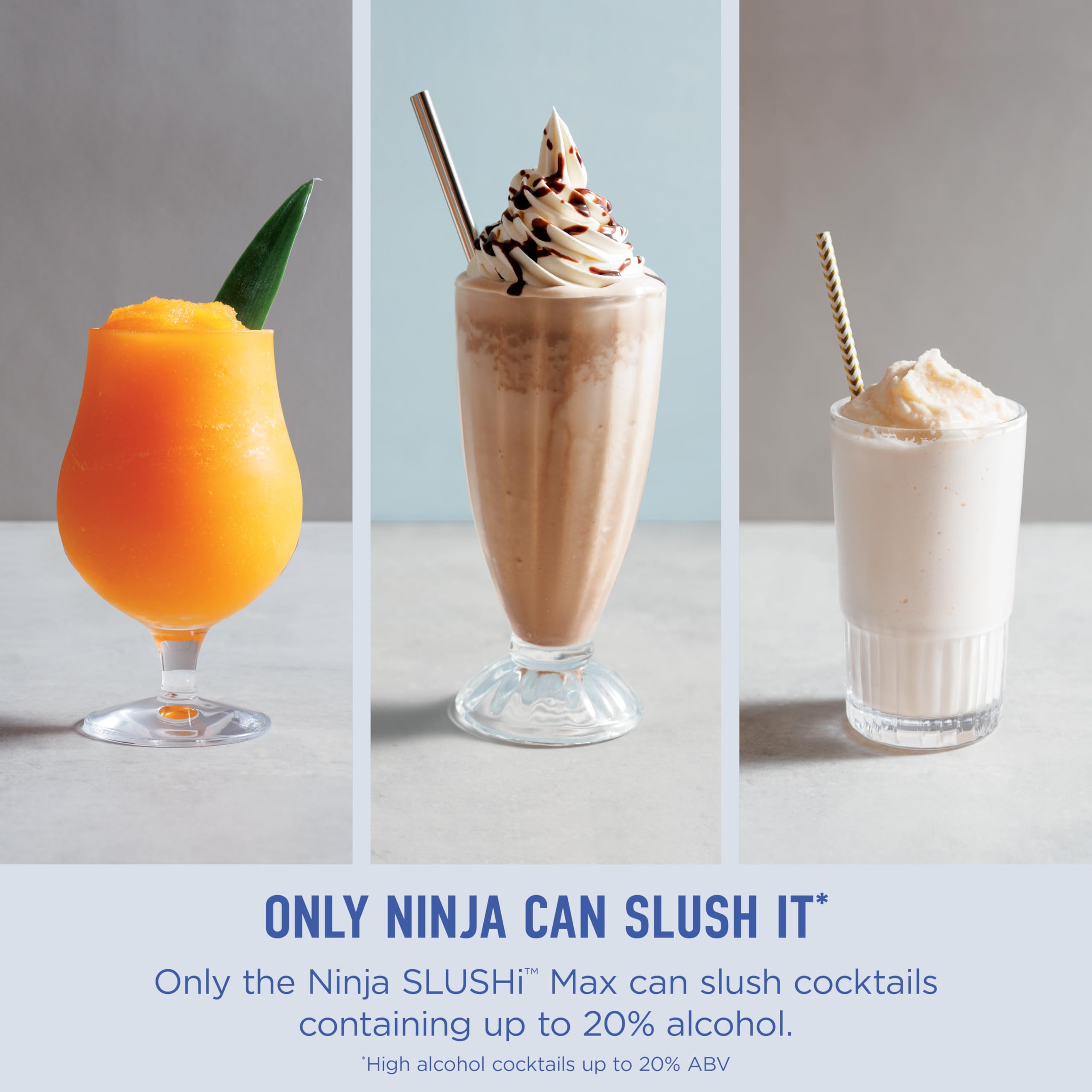 Ninja SLUSHi Max | XXL Smart Frozen Drink Maker | Exclusive Smart Technology | Party-Sized 150oz Capacity | No Ice Needed | 6 Programs | Perfect Temp & Texture up to 12 hours | Peach | FS605