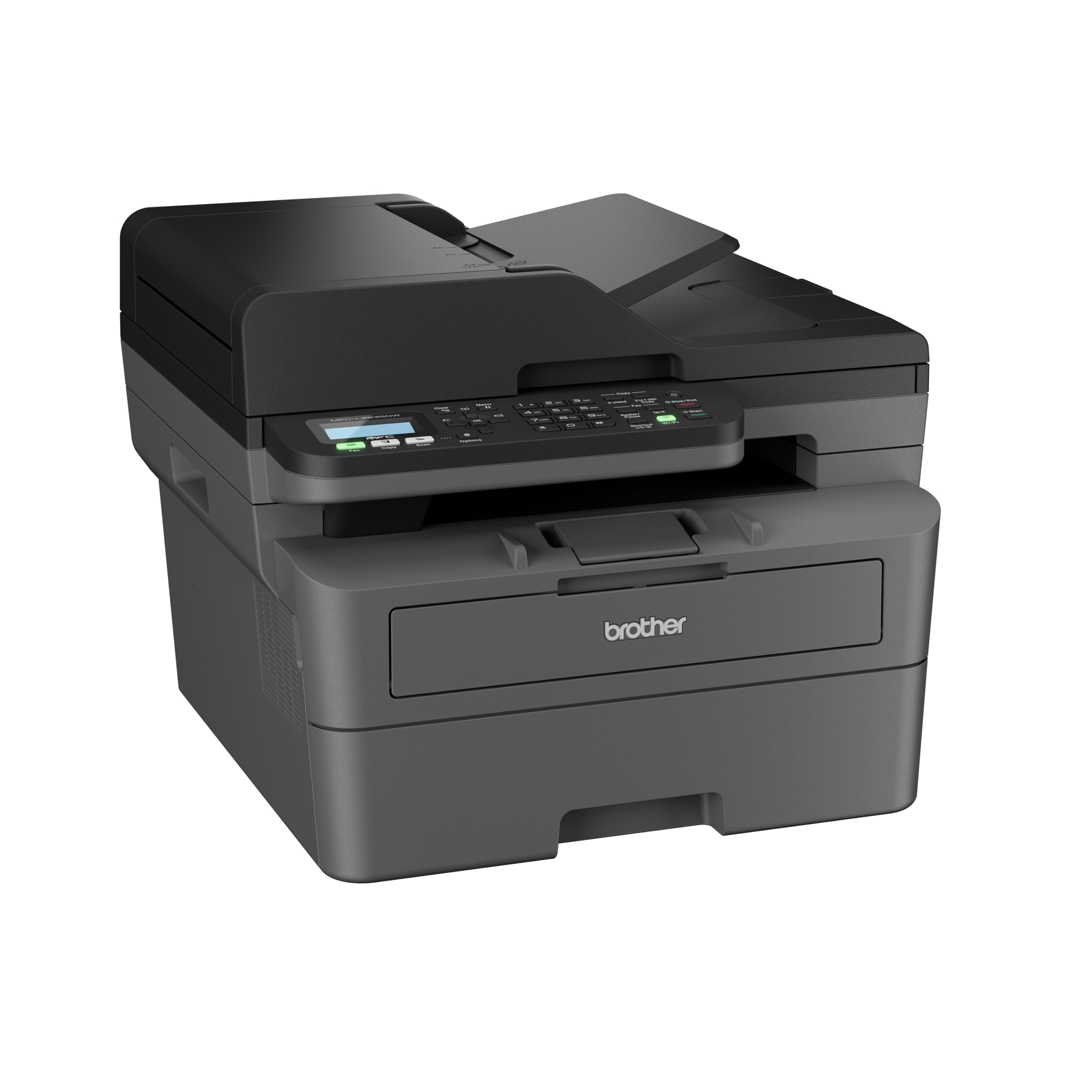 Brother MFC-L2835DW - Multifonction 4 en 1 (Impression/Scan/Copie/Fax) Laser Noir et Blanc - WiFi et Ethernet - Eligible au forfaitd'encre EcoPro