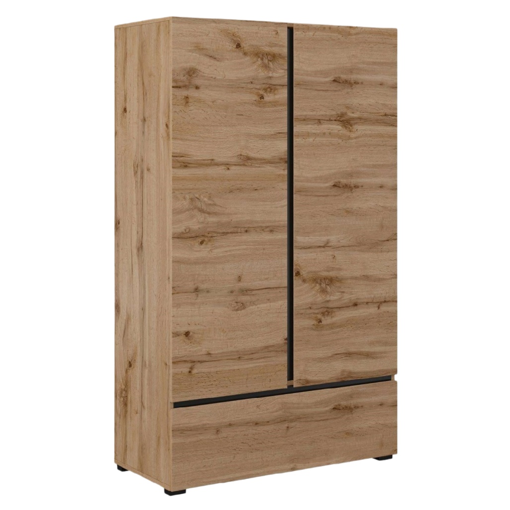Armoire de rangement pour chambre en mélamine - 80 x 40 x 180-velnovahome