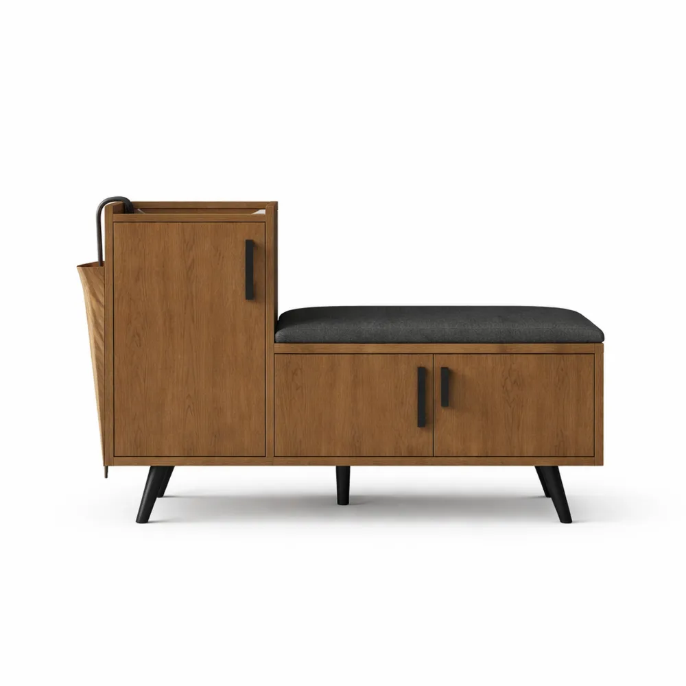 Meuble de rangement à chaussures moderne avec étagères multiples