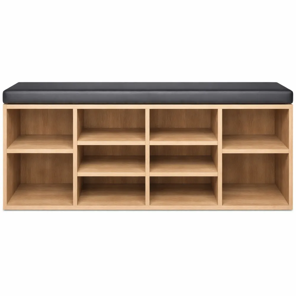 Meuble de Rangement Chaussures Moderne pour 10 Paires, Idéal pour Entrée ou Chambre