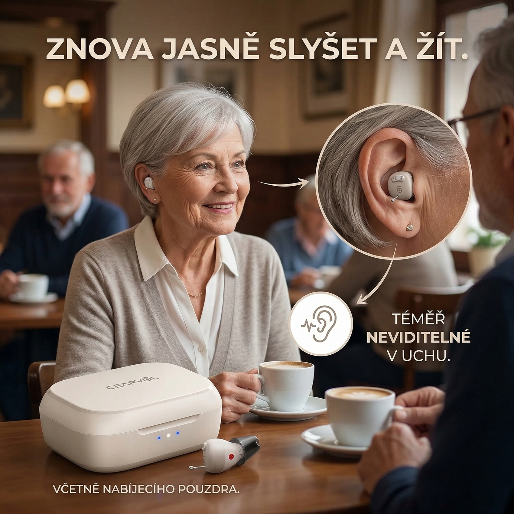 Nanoměříkový audio zesilovač, integrované ovládání, 3 zvukové režimy, kompaktní design, bez zpětné vazby, vhodný pro lehký až náročný poslech.