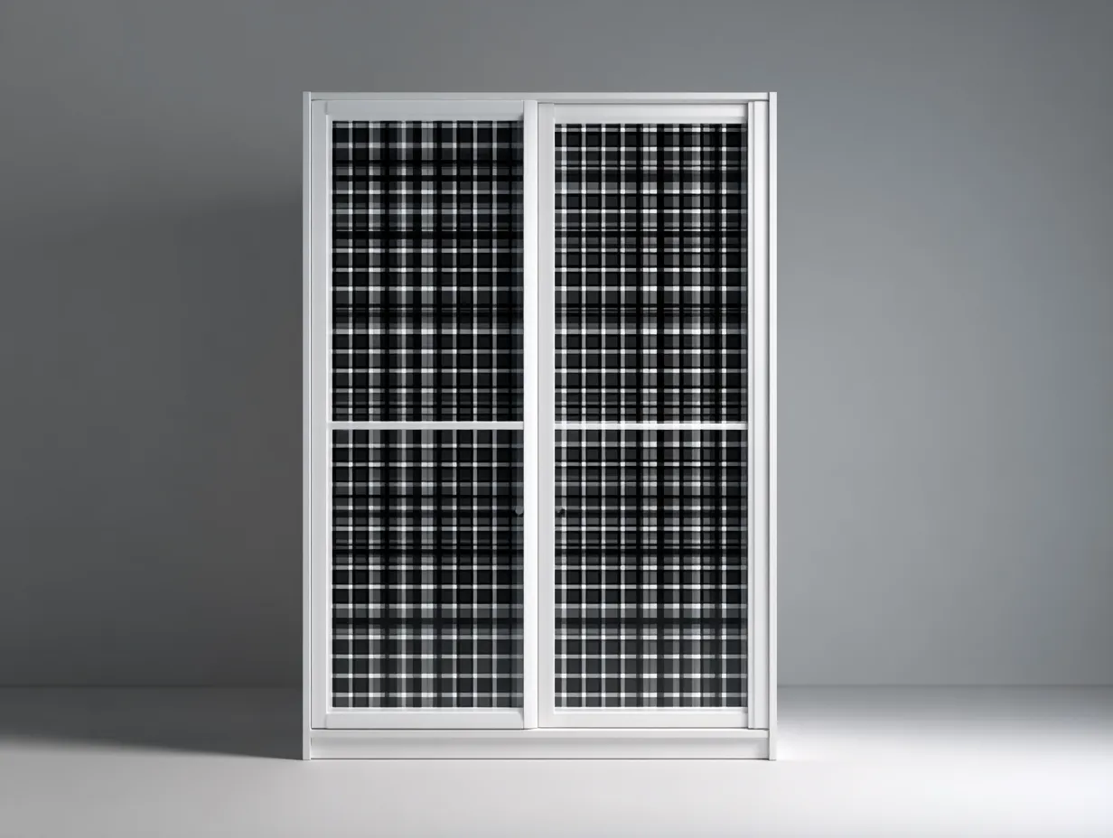 Armadio-legno-vetro-170x60x200 cm-bianco-nero-grigio-stile moderno-Havengolab