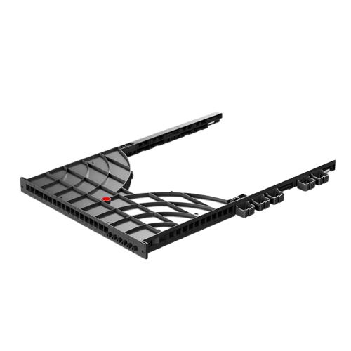 1U Side-Mount Cable Manager 24-Port Channel Type for 1000mm Depth Rack