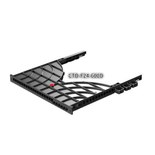 1U Side-Mount Cable Manager 24-Port Channel Type for 600mm Depth Rack