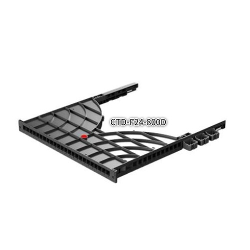 1U Side-Mount Cable Manager 24-Port Channel Type for 800mm Depth Rack