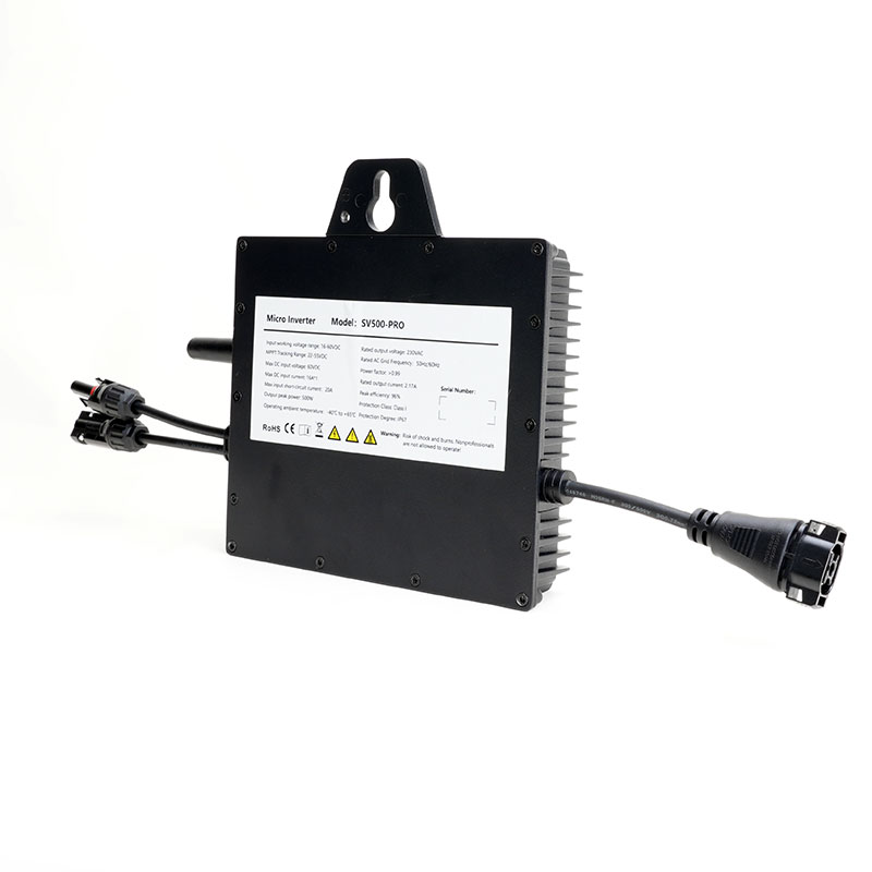 500W Solar Micro Inverter with MPPT – Plug & Play