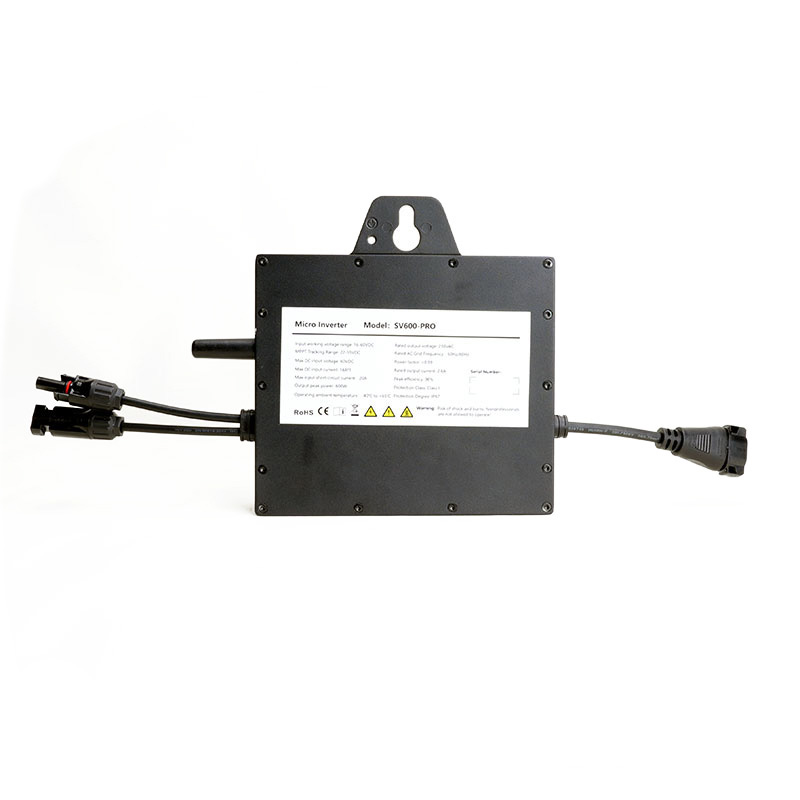 600W Solar Micro Inverter with MPPT – Plug & Play