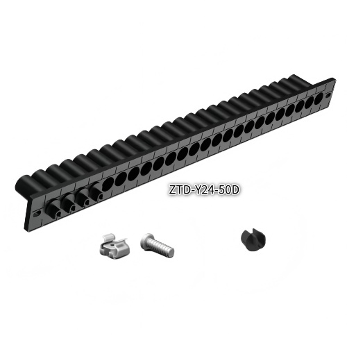 1U Side-Mount Cable Manager 24-Port Channel Type 