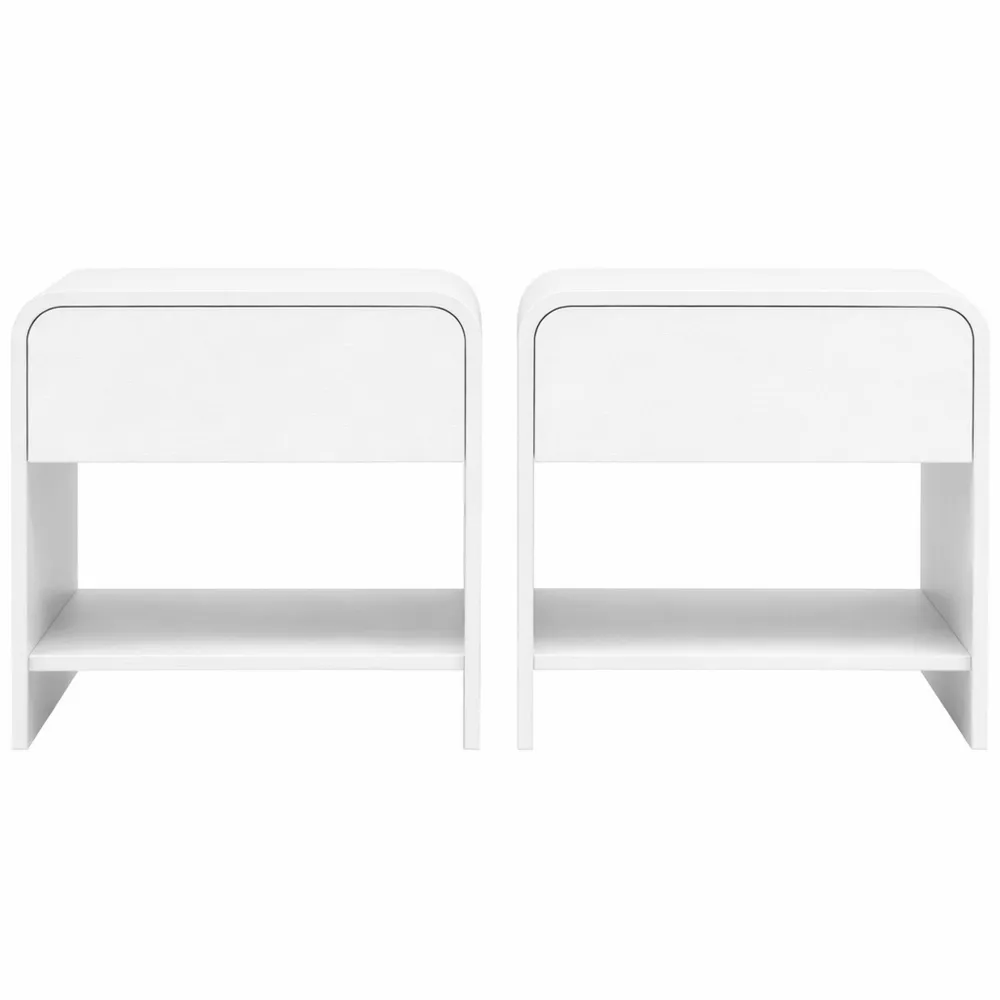 Tables de Chevet Modernes avec Tiroir Silencieux et Rangements