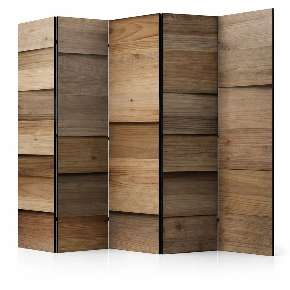 Cloison de Séparation en Bois Motif Rétro 225x172 cm