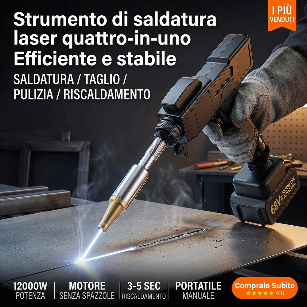Strumento di saldatura multifunzionale 4-in-1 | Temperatura regolabile | Riscaldamento rapido | Ideale per riparazioni e taglio dei metalli