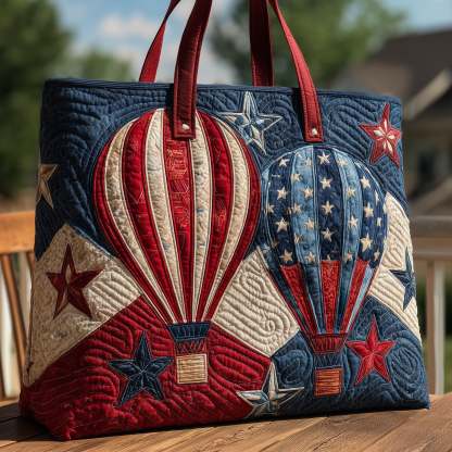 Star-Spangled Journey Quilted Tote Bag GFTOHD8157
