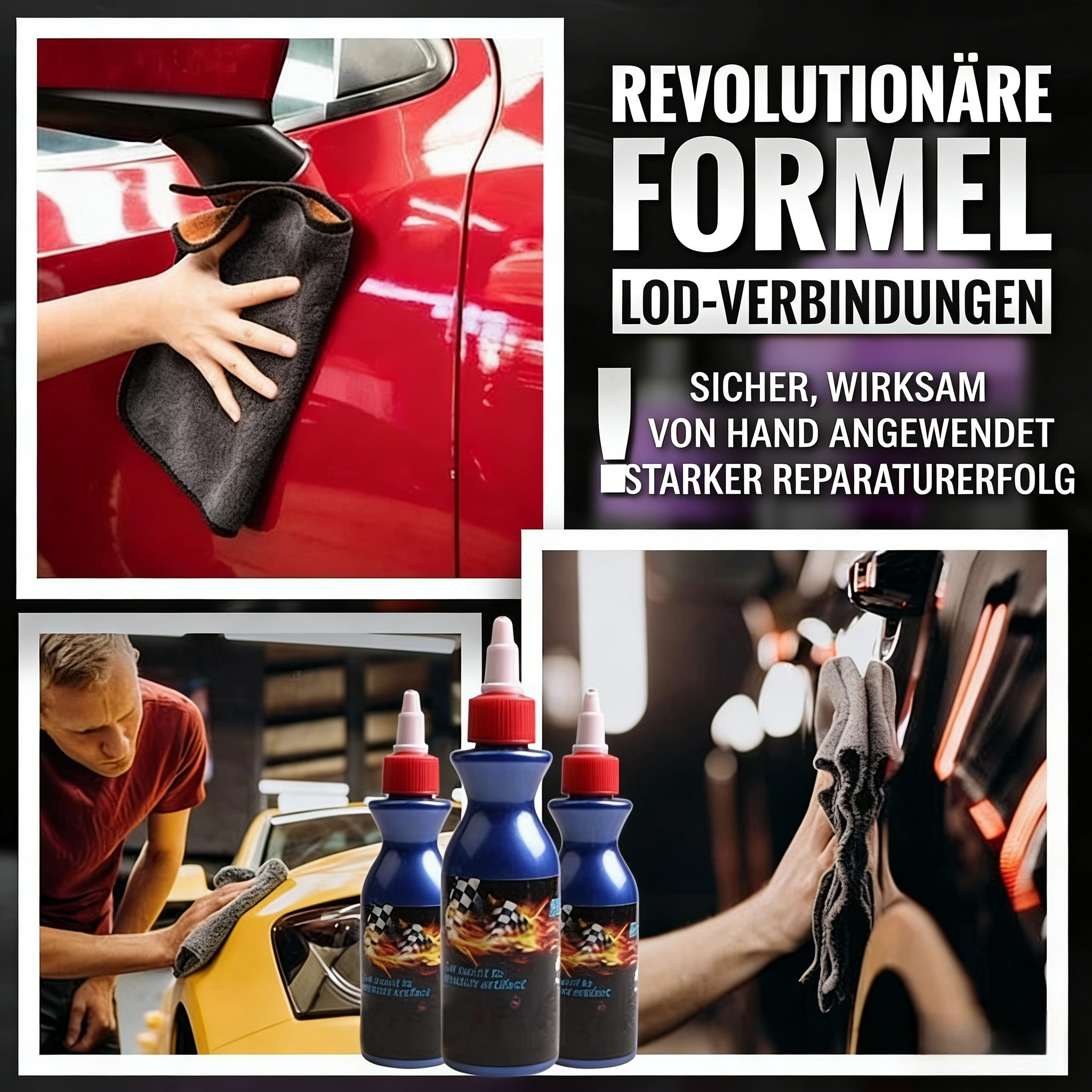 Auto Lack Reparatur Wachs – Entfernt Kratzer, Wirbel & Oxidation