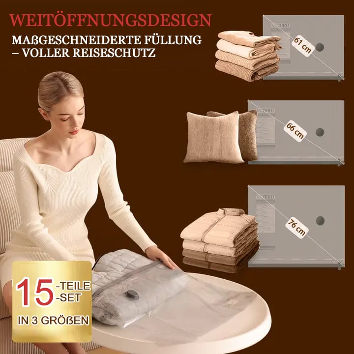 🔥Reise-Vakuum-Kompressionsbeutel-Set (mit Kompressor)