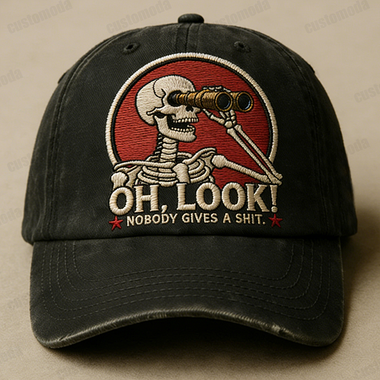 Oh Look Nobody Gives A Sh*t Embroidery Cap