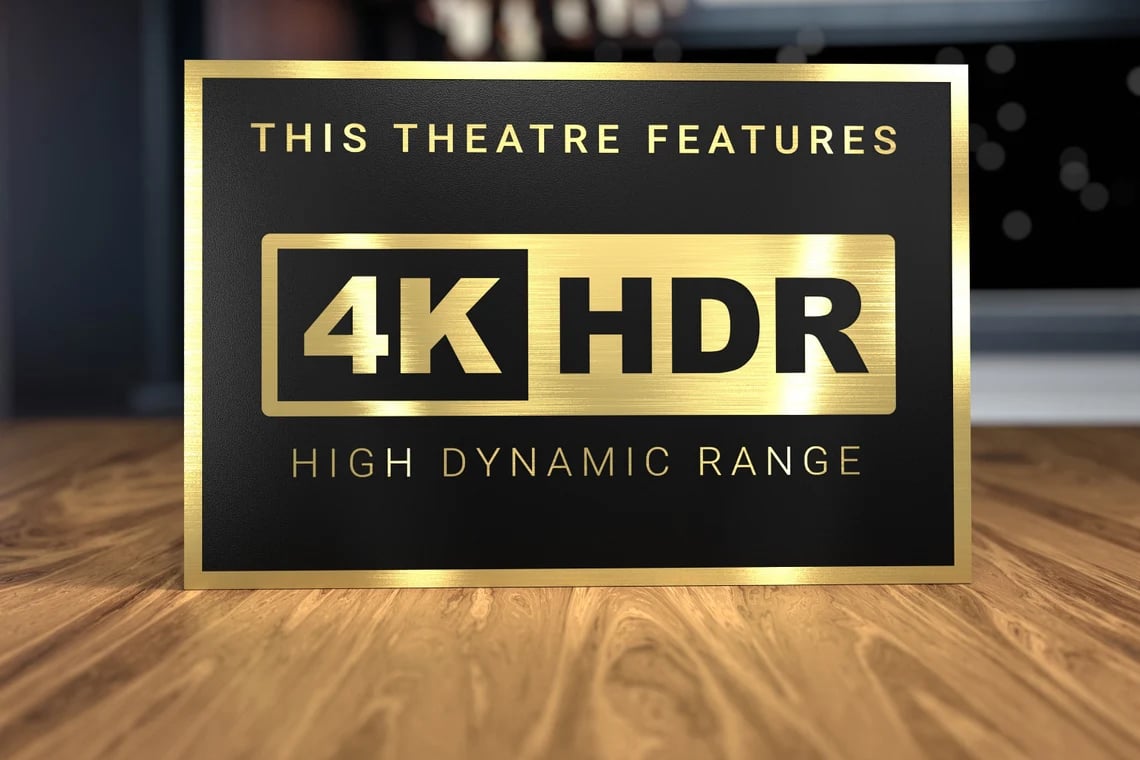 🔥Last Day 49% OFF - Home Theater Sign🎁Buy 3 Free Shipping - 4K HDR