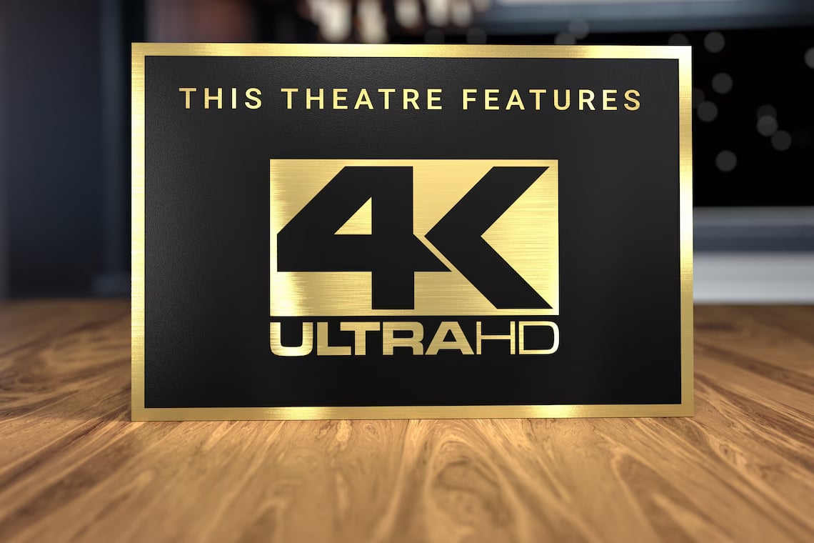 🔥Last Day 49% OFF - Home Theater Sign🎁Buy 3 Free Shipping - 4K HDR