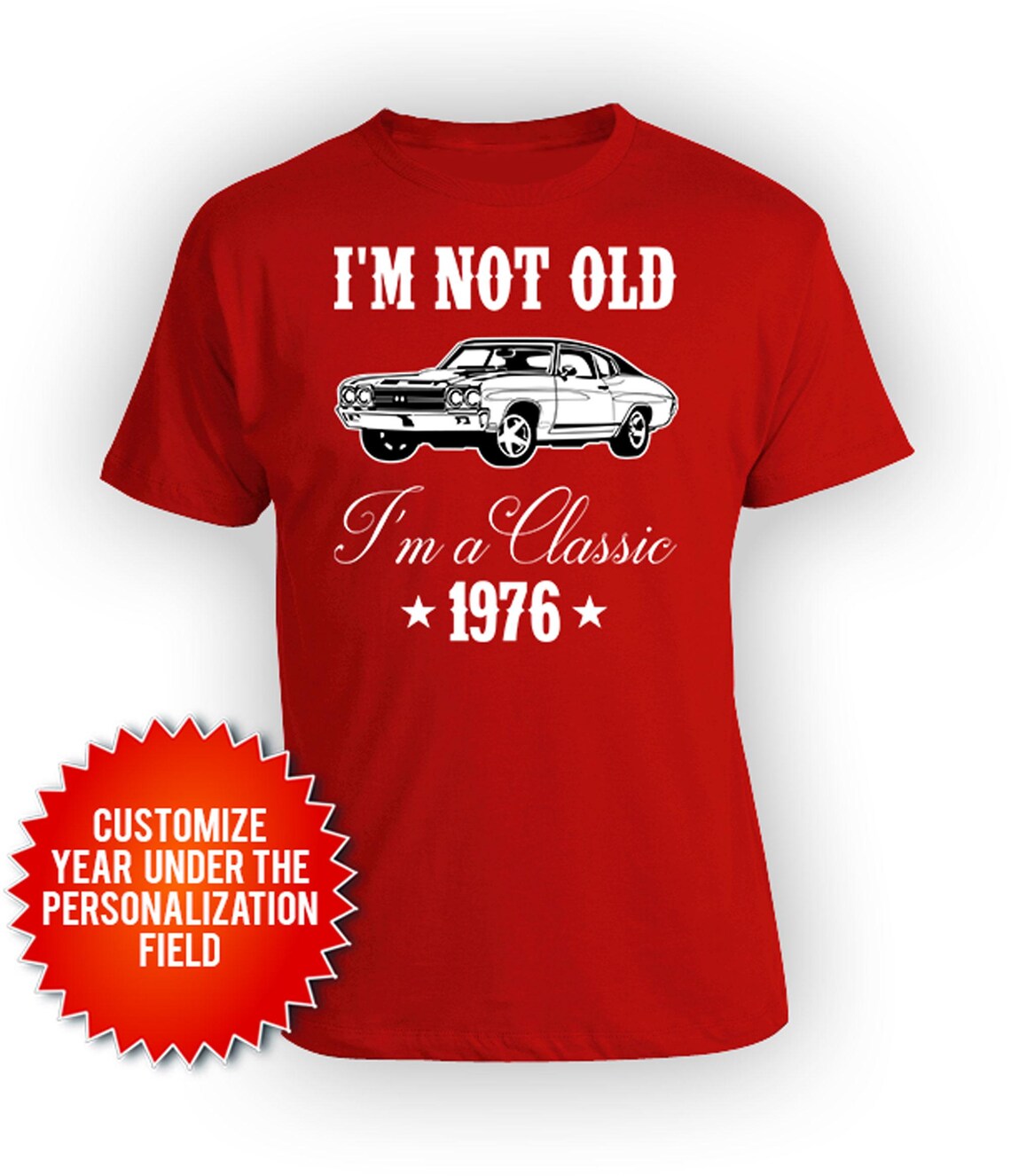 I'm Not Old I'm A Classic Custom Birthday T-Shirt