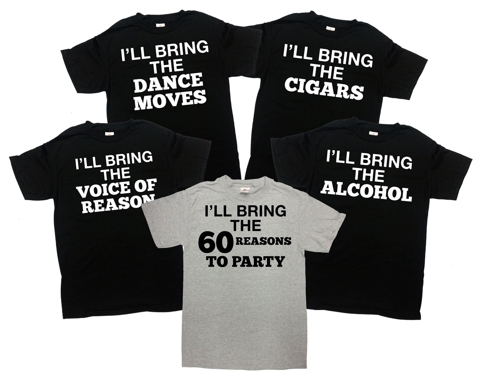 60th Birthday Group Party Custom T-Shirt