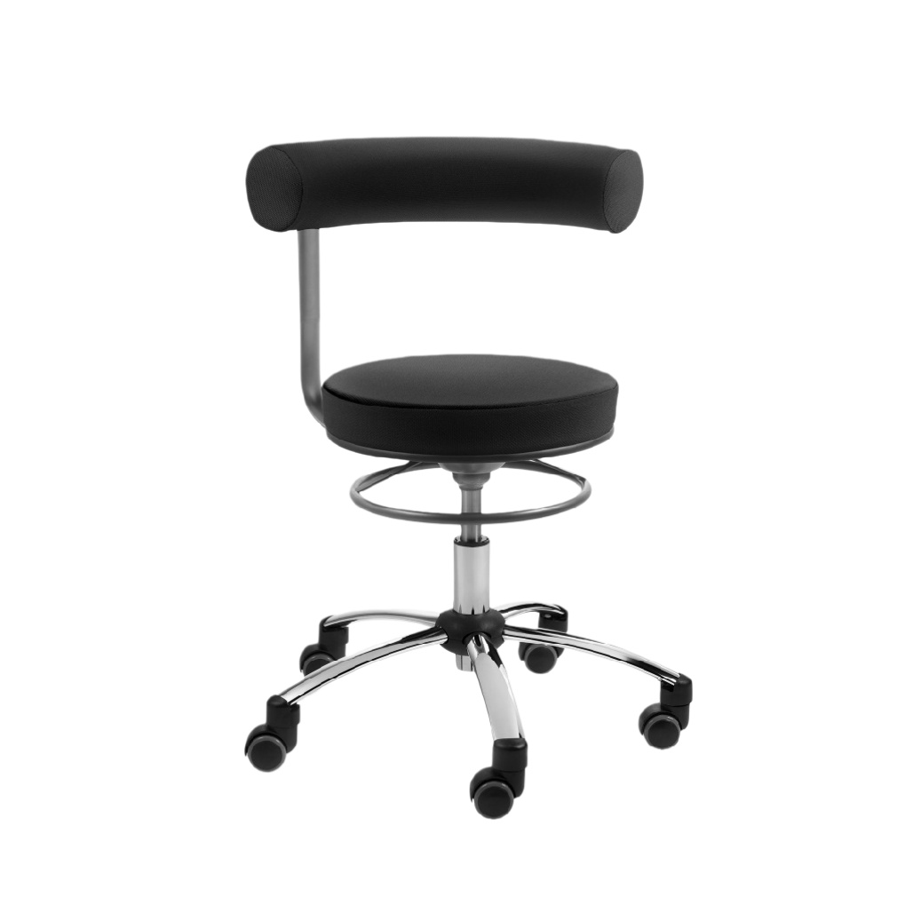 Chaise de bureau réglable en simili cuir - usage professionnel - structure en métal - 40 x 40 x 90-norainterieur