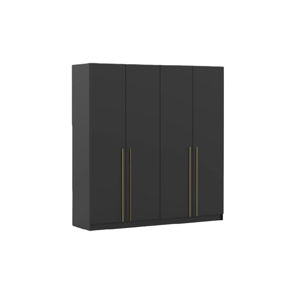 Armoire de rangement pour chambre en mélamine - 180 x 100 x 40-solisspace