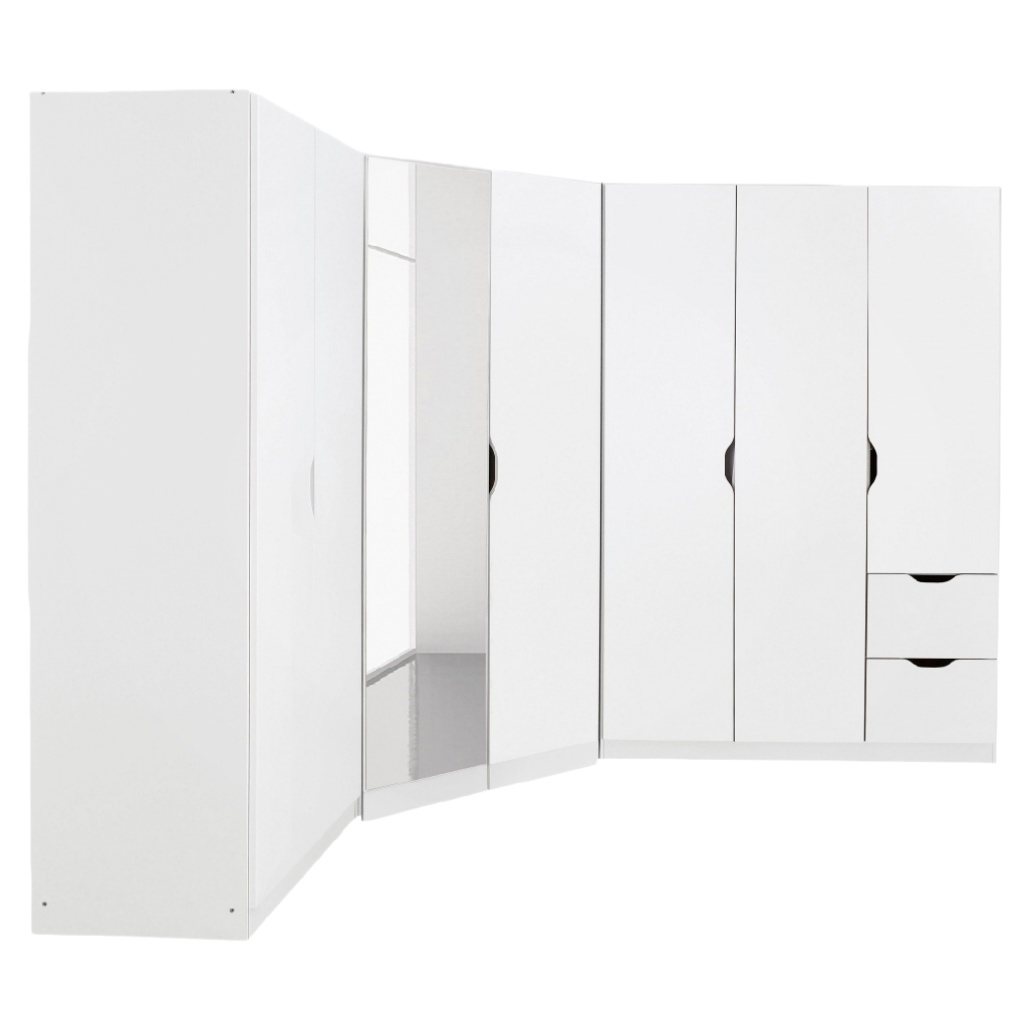 Armoire de rangement pour chambre en mélaminé - 150 x 60 x 200-solisspace