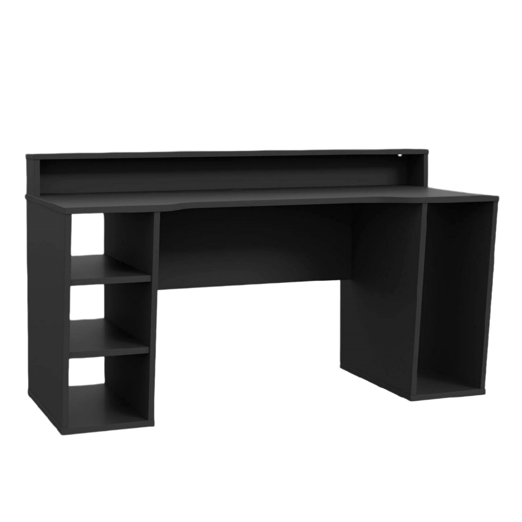 Bureau de travail pour bureau en bois mélaminé - 150 x 60 x 75-vasegrid