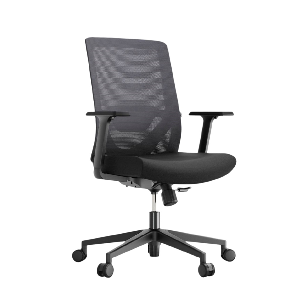 Chaise de bureau ajustable en tissu synthétique pour travail - 60 x 60 x 100-vasegrid