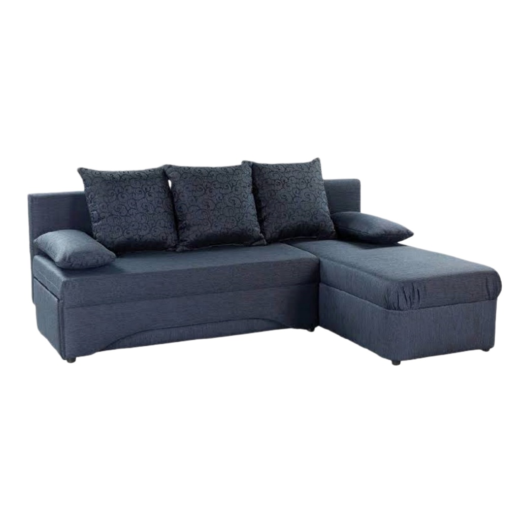 Canapé convertible avec rangement en tissu - utilisation dans le salon - dimensions : 200 x 90 x 85-vasegrid