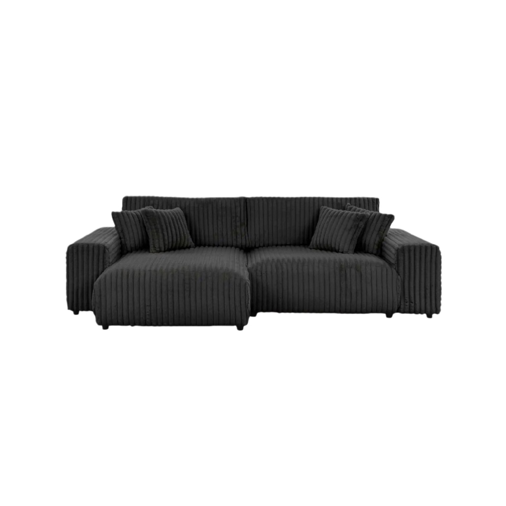 Canapé modulable en tissu pour salon - 240 x 100 x 85-vasegrid