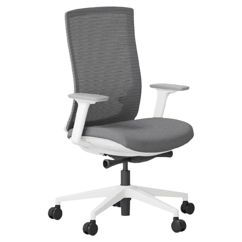 Chaise de bureau ergonomique pour espace de travail en tissu et plastique - 50 x 60 x 100-vaseflow