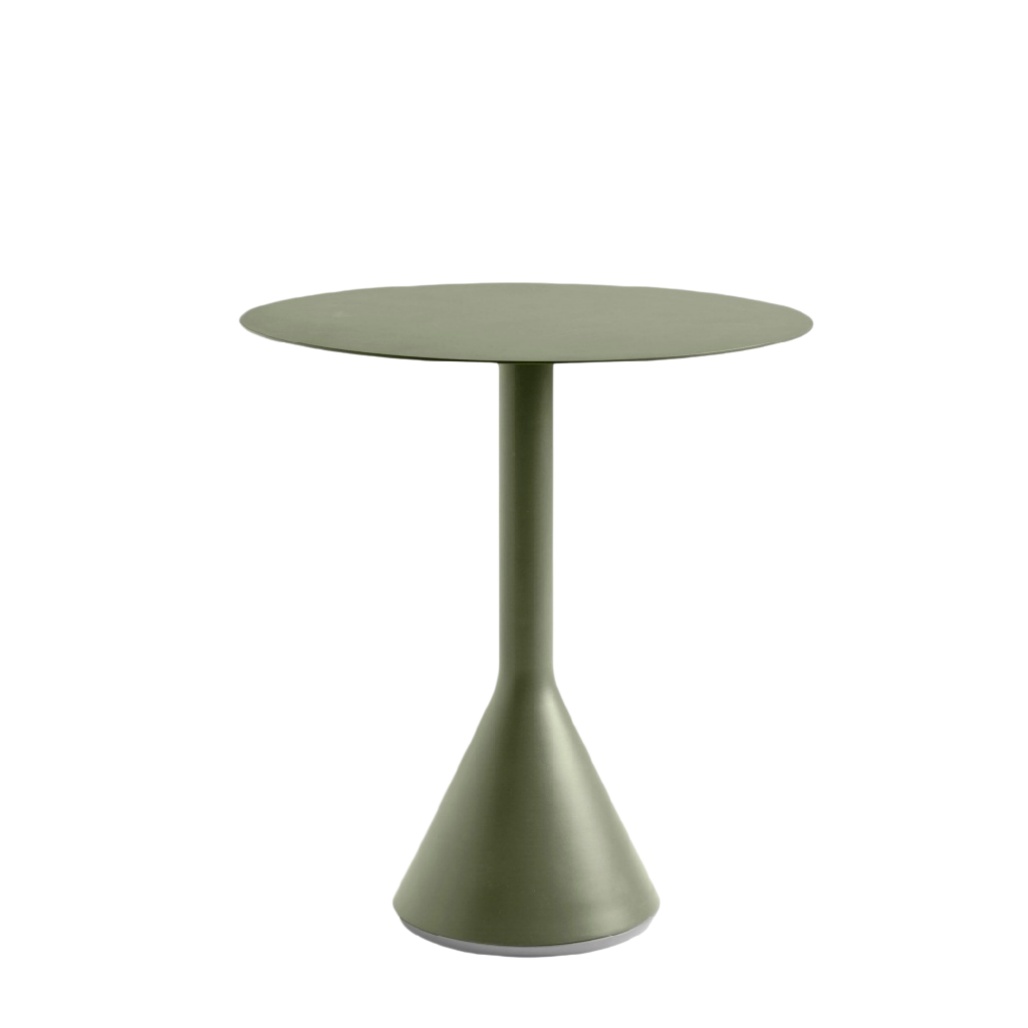 Table d'appoint ronde pour intérieur en métal - 60 x 60 x 75-vaseflow